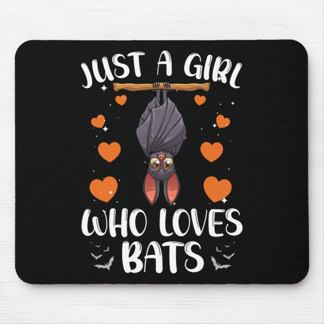 Cool Bat For Women Girls Fruit Bat Lovers Animal H Mouse Pad (Front)