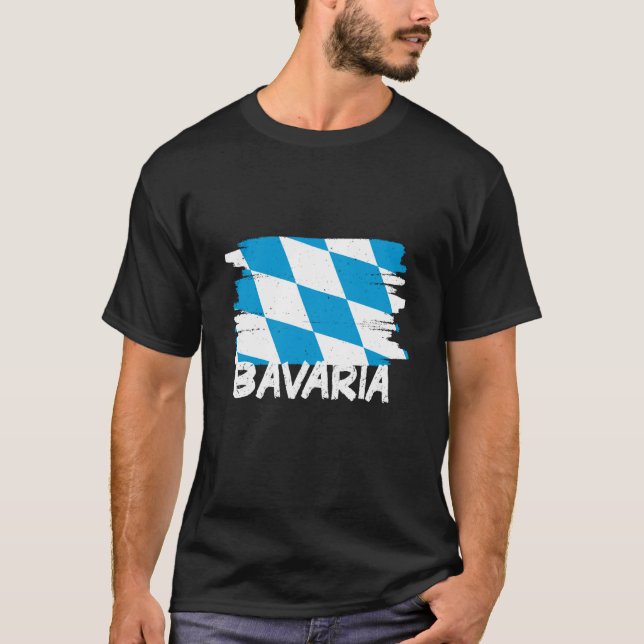 Cool Bavaria Flag T-Shirt (Front)
