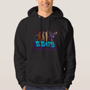 Cool BBoy Breakdance HipHop Dancer Evolution Hoodie