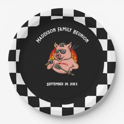 Cool BBQ Themed Family Reunion  Paper Plates
