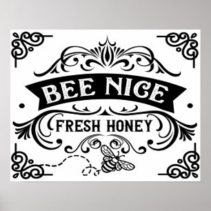 Cool Be Nice Wall Art - Playful Honey Farm