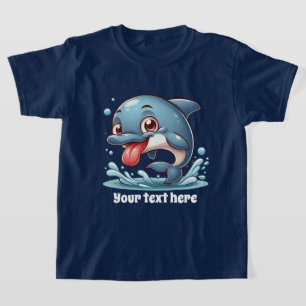 Cool Beach add text unisex kids dolphin T-Shirt