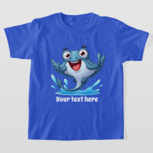 Cool Beach add text unisex kids stingray T-Shirt