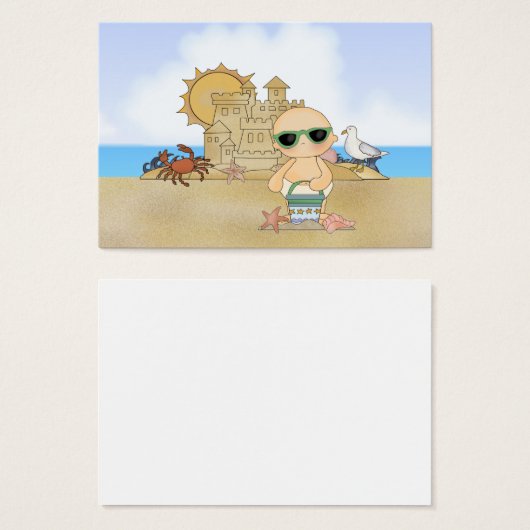 Cool Beach Baby ~ Neutral (Front & Back)