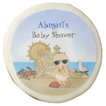 Cool Beach Baby Shower Favor Cookies ~ Boyss by TheBeachBum at Zazzle