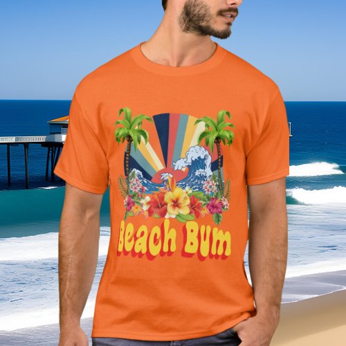 cool beach bum unisex  T_Shirt