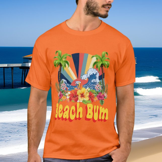 cool beach bum unisex  T-Shirt (Creator Uploaded)