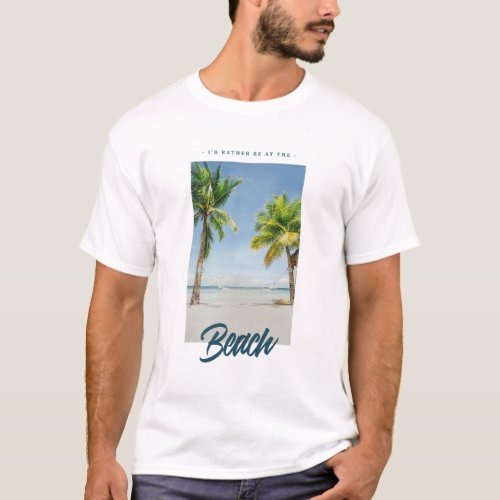 Cool beach design T_Shirt