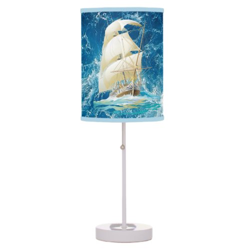 cool beach house ocean ship table lamp