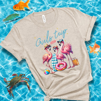 Cool Beach T-Shirt - Girls Trip 2025 Tri-Blend Shirt