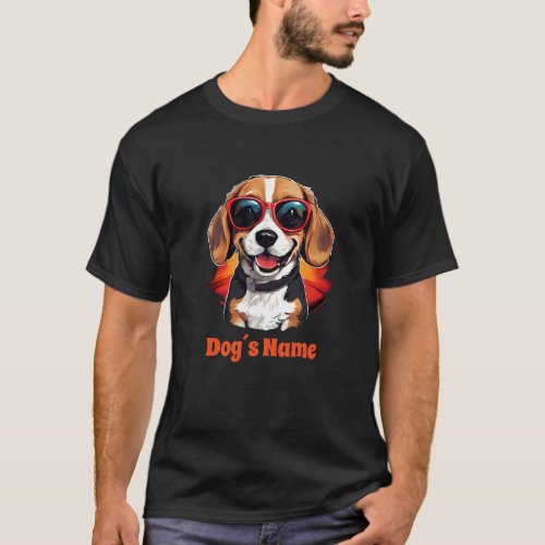 Cool Beagle With Sunglasses T_Shirt