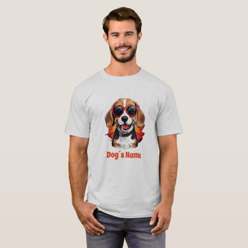 Cool Beagle With Sunglasses T_Shirt