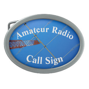 Cool Beam Antenna and Call Sign Belt Buckle