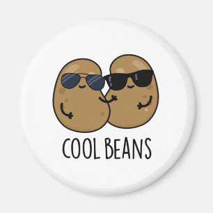 Cool Beans Funny Veggie Legume Pun Magnet