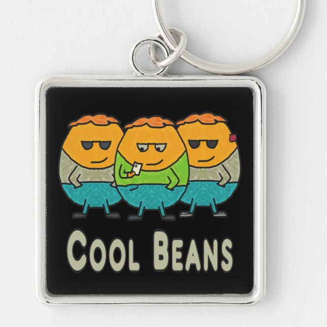 Cool Beans Keychain (Front)