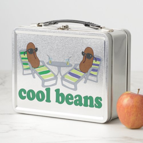 Cool Beans Metal Lunch Box