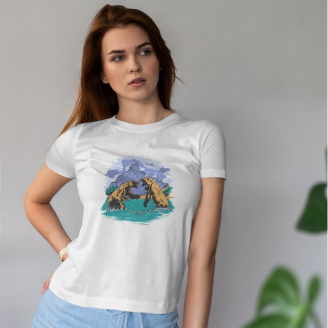 Cool Bear Fight  T-Shirt (Creator Uploaded)