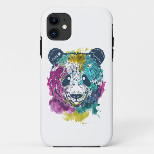 Cool Bear Gift, Funny Panda iPhone 11 Case