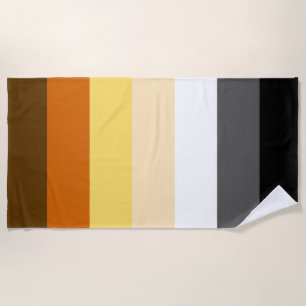 Cool Bear Pride Flag Beach Towel