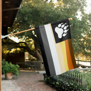 Cool Bear Pride Flag Bear Paw