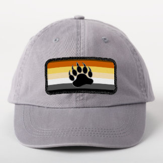 Cool Bear Pride Flag Shield Bear Paw Patch
