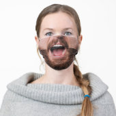 Cool Beard Adult Cloth Face Mask (Worn)