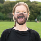 Cool Beard Adult Cloth Face Mask (Outside)