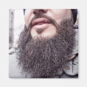 Cool Beard & Mustache magnet