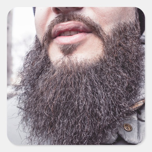 Cool Beard & Mustache stickers (Front)