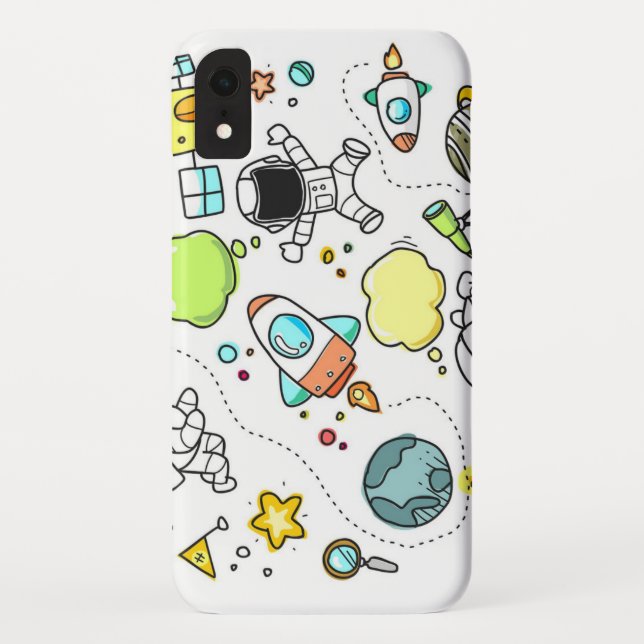 Cool beautiful space astronaut Case-Mate iPhone case (Back)
