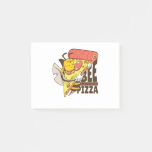 Cool Bee Loves Pizza Puns Post-it Notes