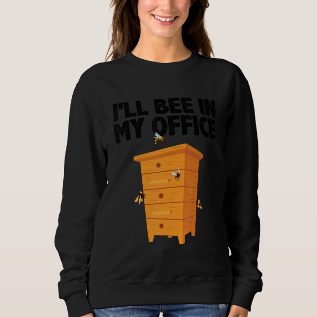 Cool Beekeeper Men Women Beekeeping Bee  Honeybee  Sweatshirt (Front)