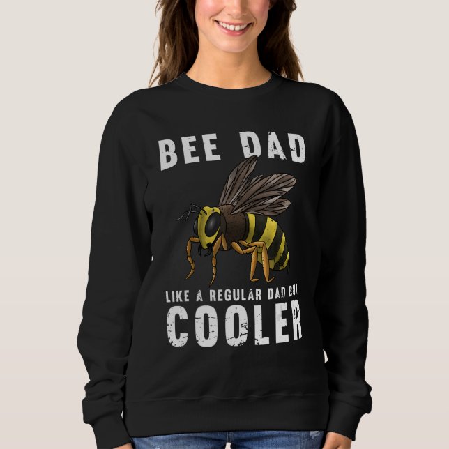 Cool Beekeeping Men Dad Bee Hive Keeping Honey Bee Sweatshirt (Front)