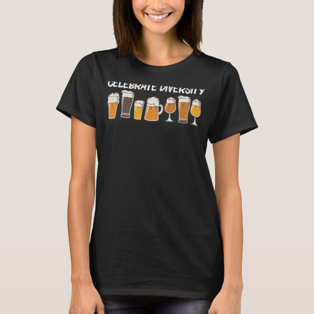 Cool Beer For Men Women Brewery Craft Malted Liquo T-Shirt (Front)