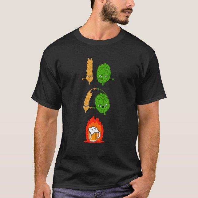 Cool Beer Hops Malt Brewing Alcohol Tank Top (Front)