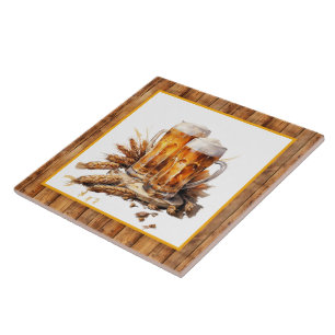 cool beer lovers home business ceramic tile