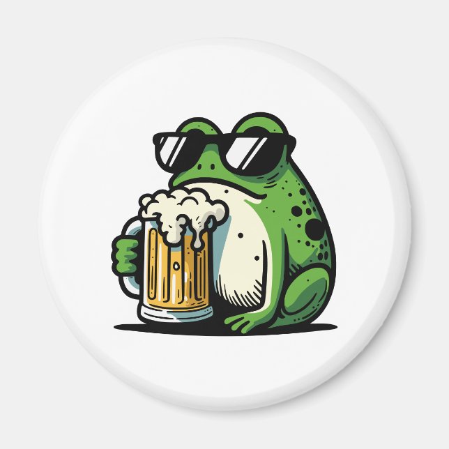 Cool Beer Magnet (Front)