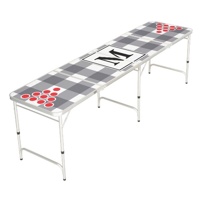 COOL! Beer Pong Table with Cup Markers (Angled)