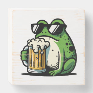 Cool Beer Wooden Box Sign