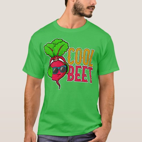 Cool Beet Funny Vegetable Music Pun Humor T_Shirt