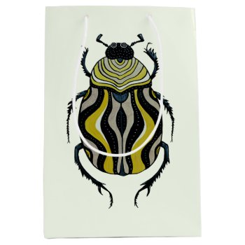 Cool Beetle Bug Art Insect Lover Medium Gift Bag by borianag at Zazzle