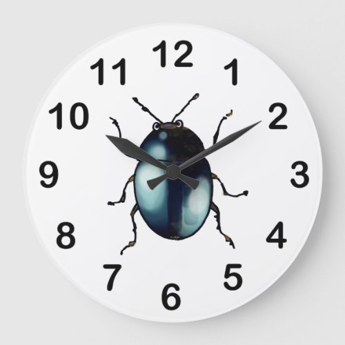cool beetle bug large clock