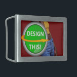 COOL! Belt Buckle - Rectangle - Custom<br><div class="desc">Dress in style with this NEW! Belt Buckle - Rectangle - Custom
More Custom Products and Designs here:
zazzle.com/store/evreething</div>