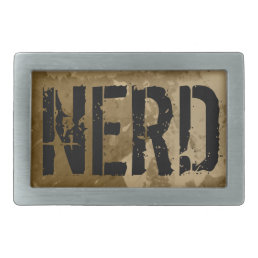 Cool belt buckles with funny text | Vintage nerd
