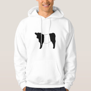 Cool Belted Galloway Cattle Rare Cow Beltie Steer Hoodie