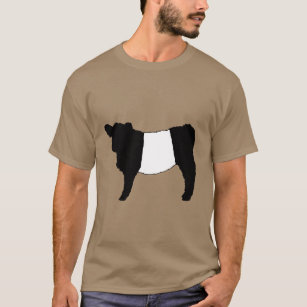 Cool Belted Galloway Cattle Rare Cow Beltie Steer T-Shirt