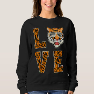 Cool Bengal Tiger Fans Outfit For Tiger Lovers Wom Sweatshirt