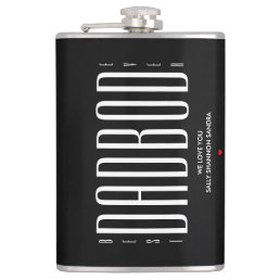 COOL BEST DAD BOD EVER Funny Father&#39;s Day Flask