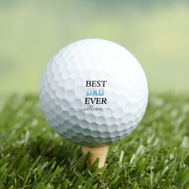 Cool Best Dad Ever Father's Day  Golf Balls (Insitu Tee)