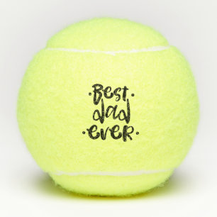 Cool Best Dad Ever Urban Script Father's Day Gift Tennis Balls